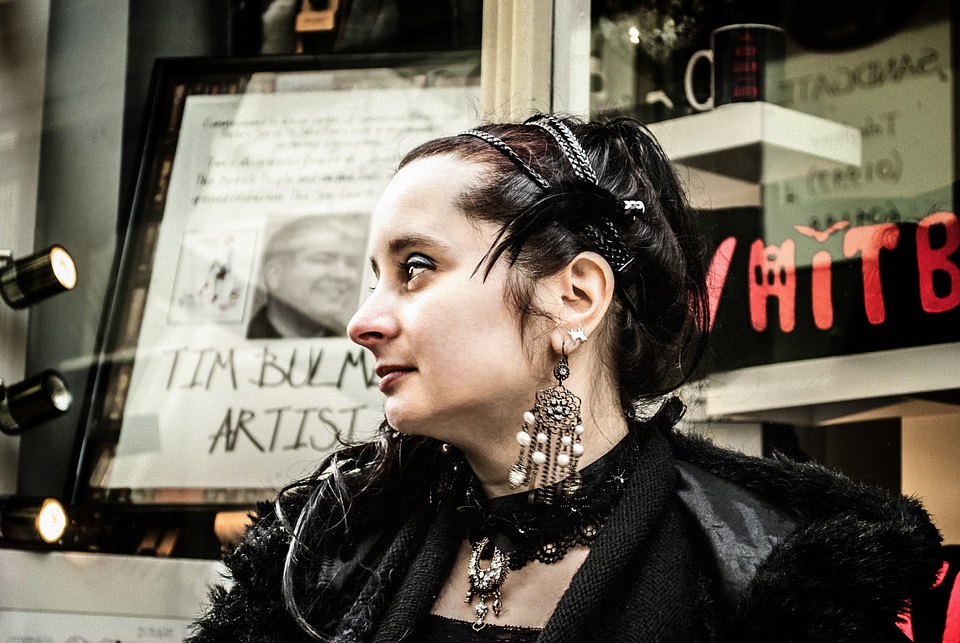 Gothic woman fashion