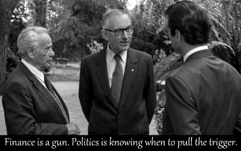 Finance is a gun.