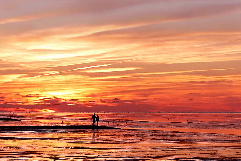 North sea ebb autumn