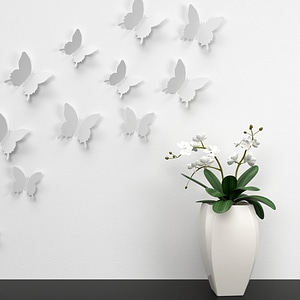 Color paper decoration colorful