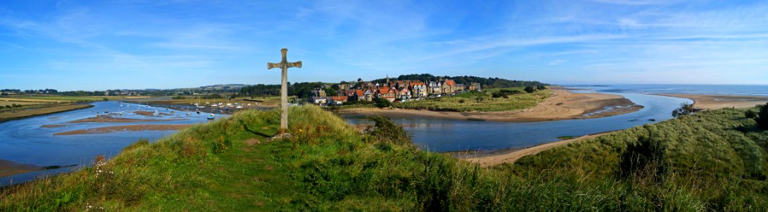 Alnmouth Panorama from Church Hill