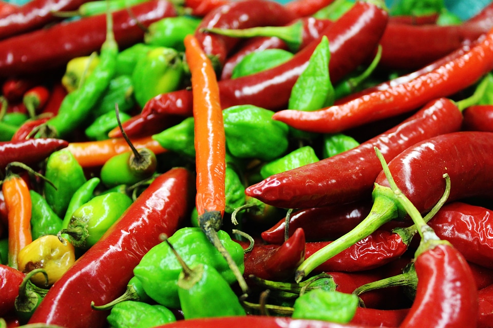 Colorful sharp pods