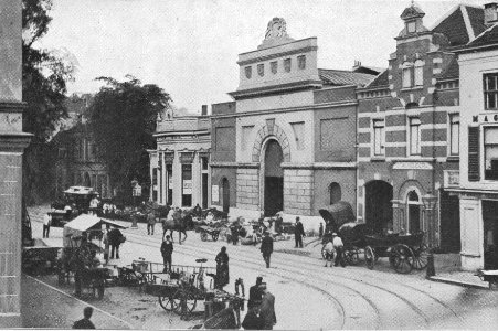 Boterhal Mariaplaats omstreeks 1900