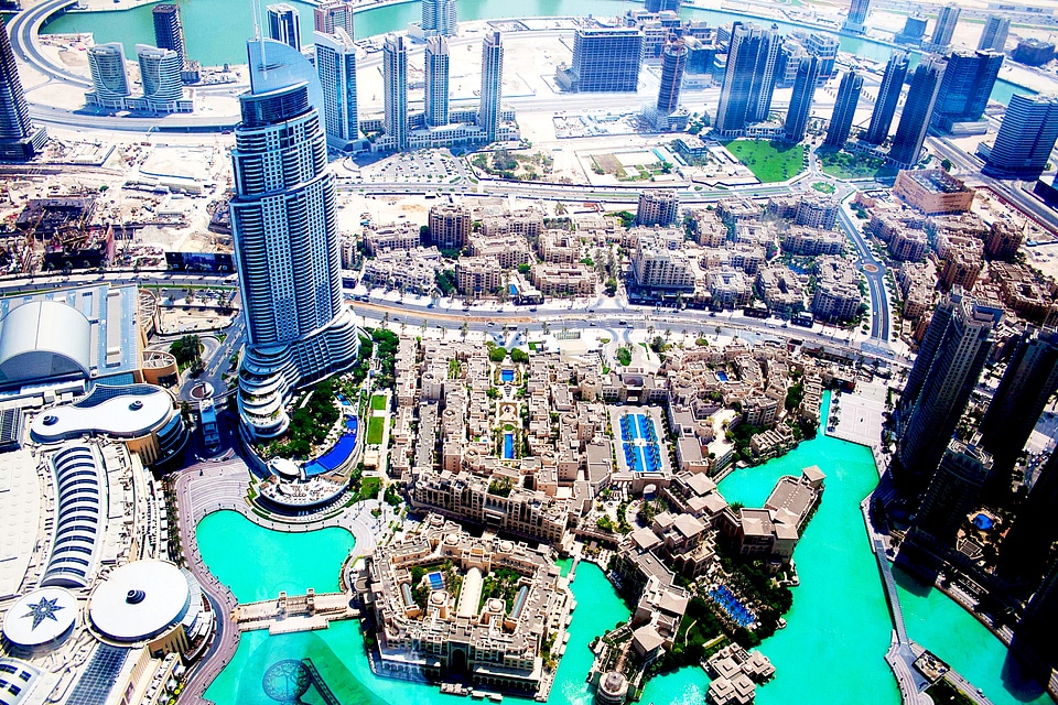 Landscape city skyscraper