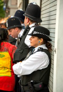 Police Officers on duty photo