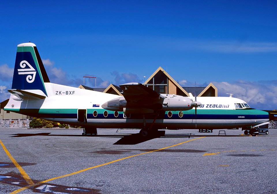 Air New Zealand Fokker F-27 100 ZK-BXF