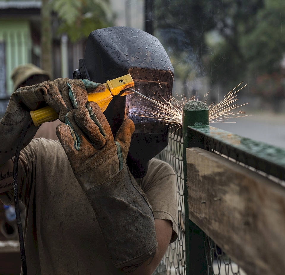 Welder industry metal