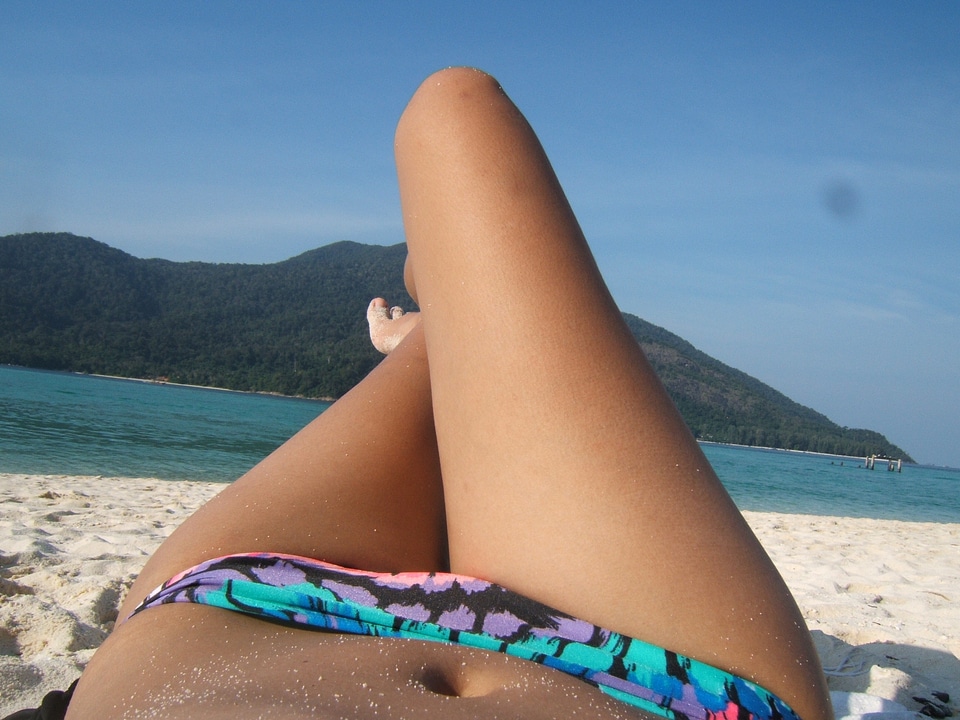 White sand relaxation paradise