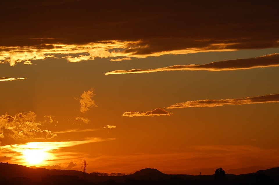 Sky sun clouds