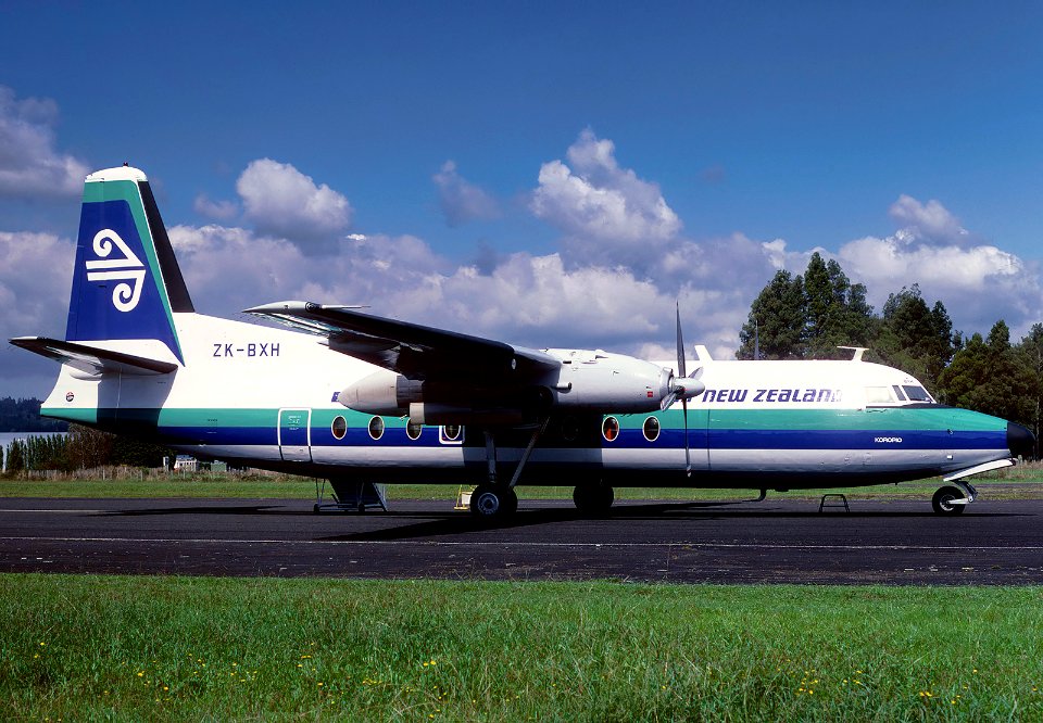 Air New Zealand Fokker F-27 100 ZK-BXH