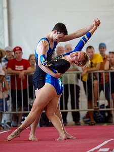 Floor exercises gymnastics competition