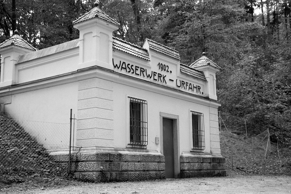 Water storage water reservoir old building