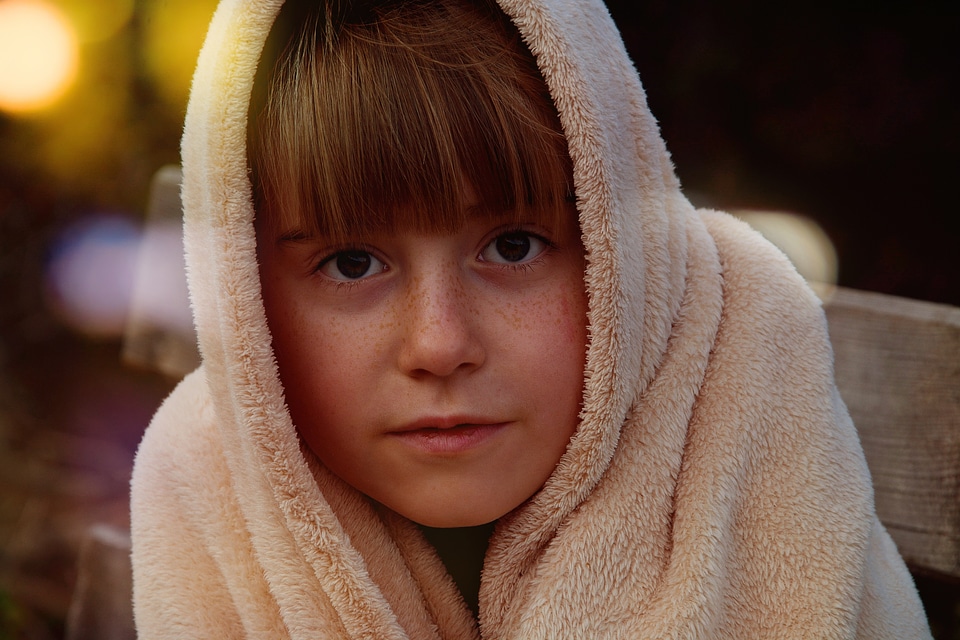 Portrait view blanket