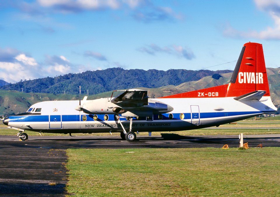 New Zealand Ministry of Transport Fokker F-27 200 ZK-DCB