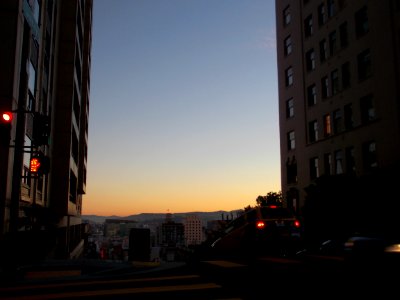 nightime in san francisco