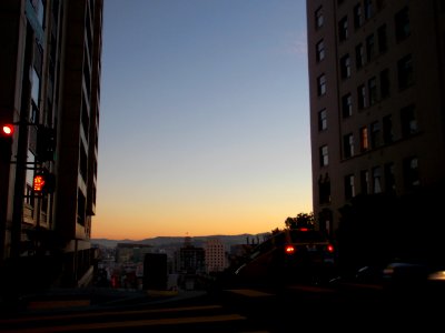 nightime in san francisco photo