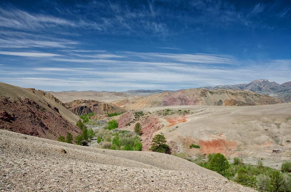 Landscape mountain rocks
