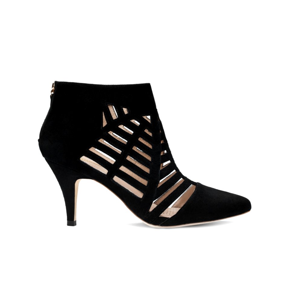 SARGOSSA Spider Black Suede  $250 £235 €309.95