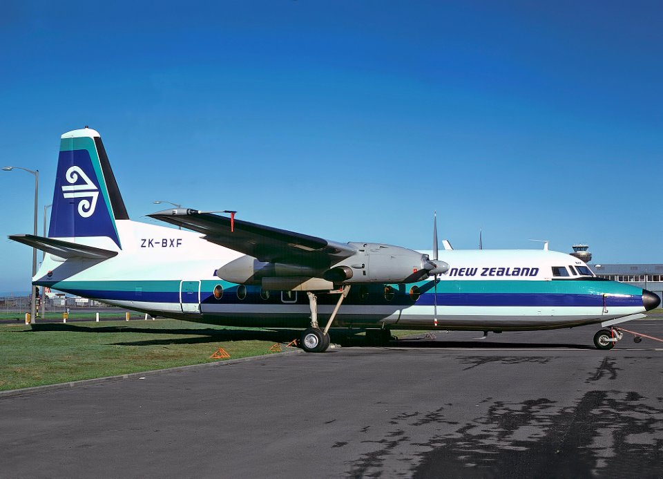 Air New Zealand Fokker F-27 100 ZK-BXF