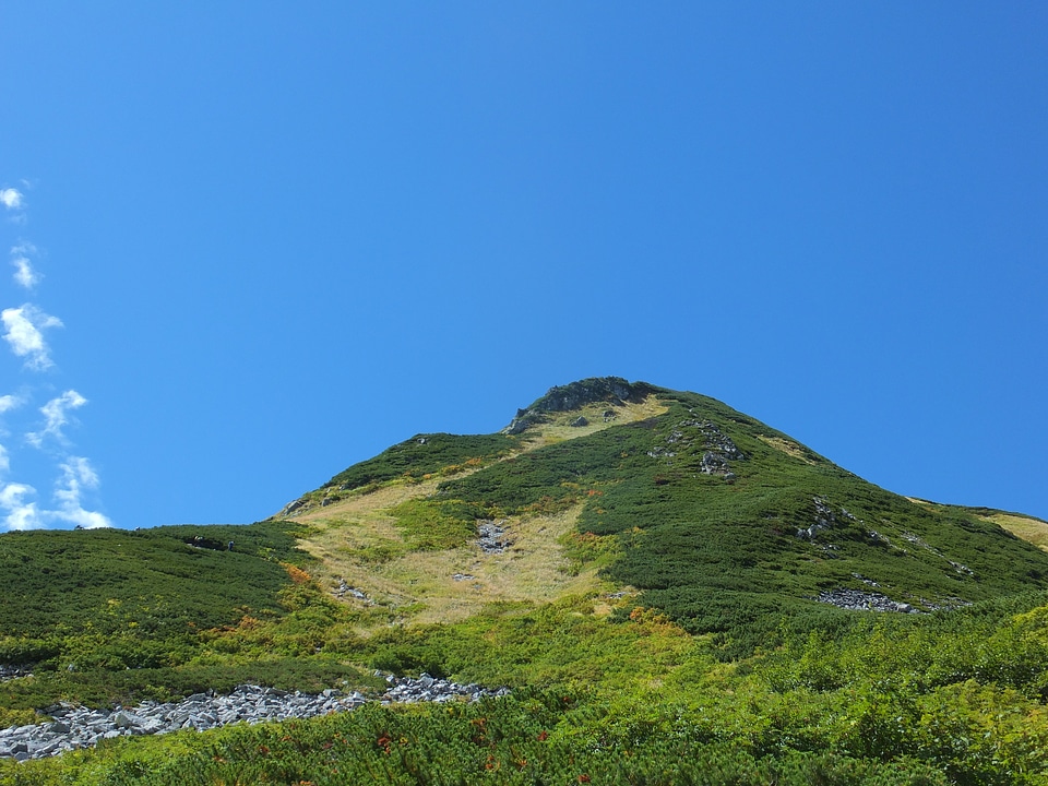 Tateyama early autumn mountain climbing