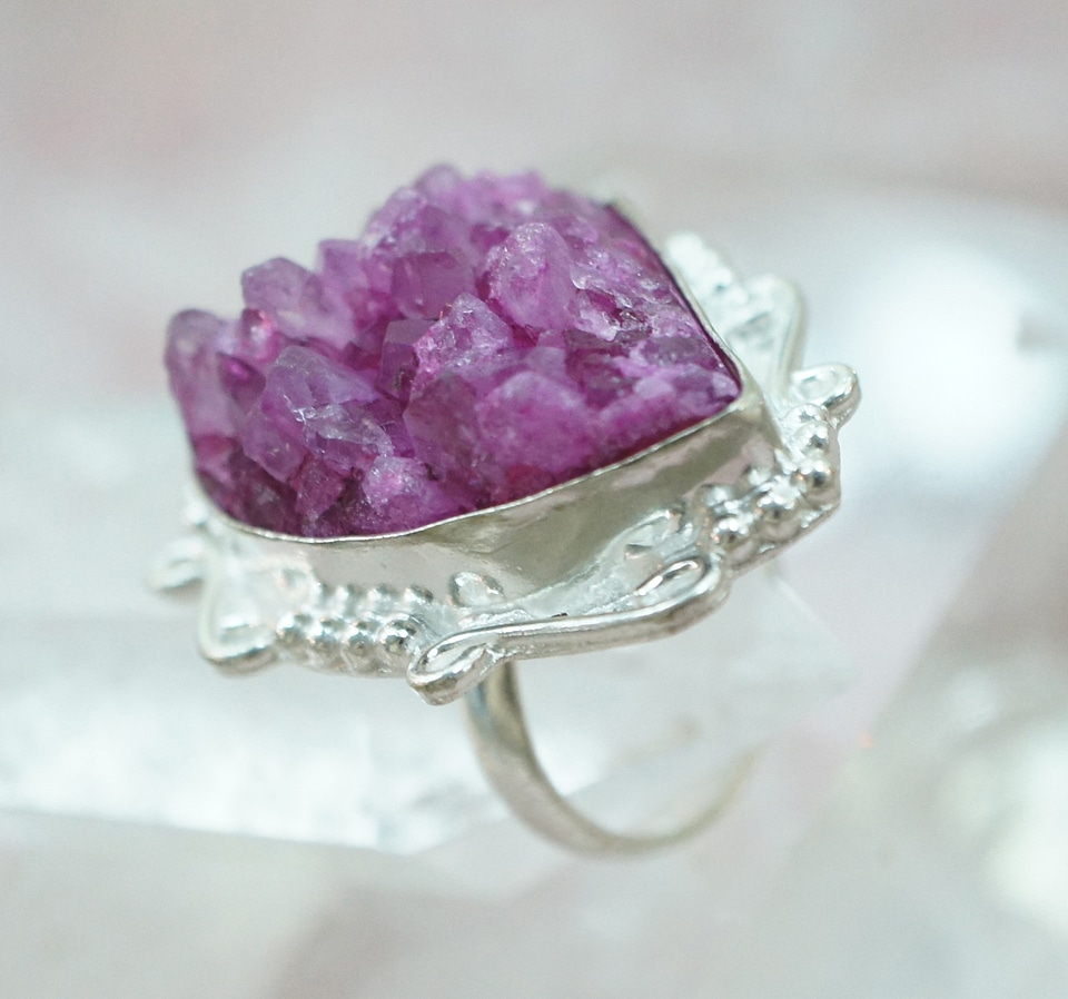 Druzy drusy solar quartz