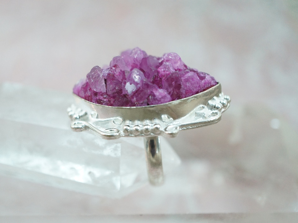 Druzy drusy solar quartz