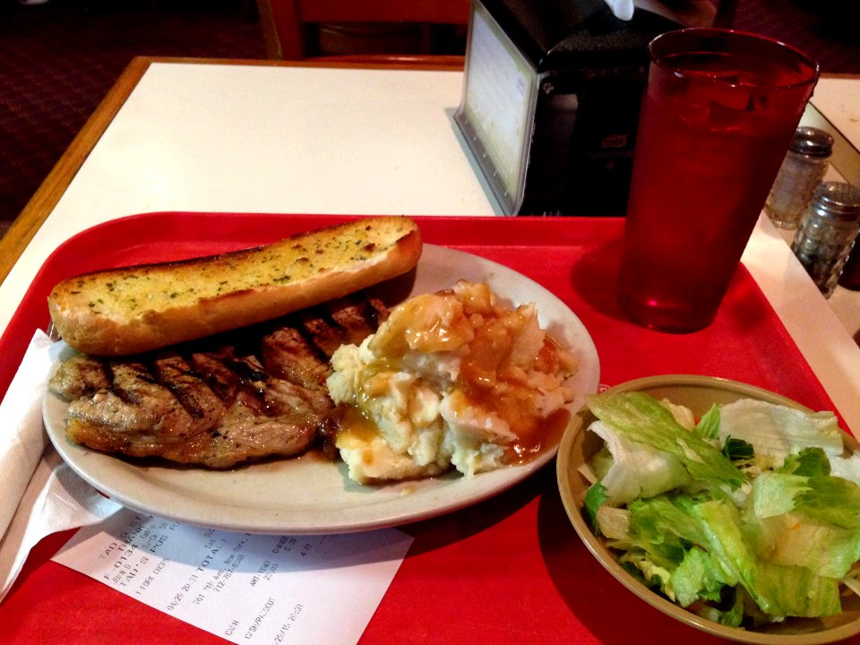 First night dinner in Times Square