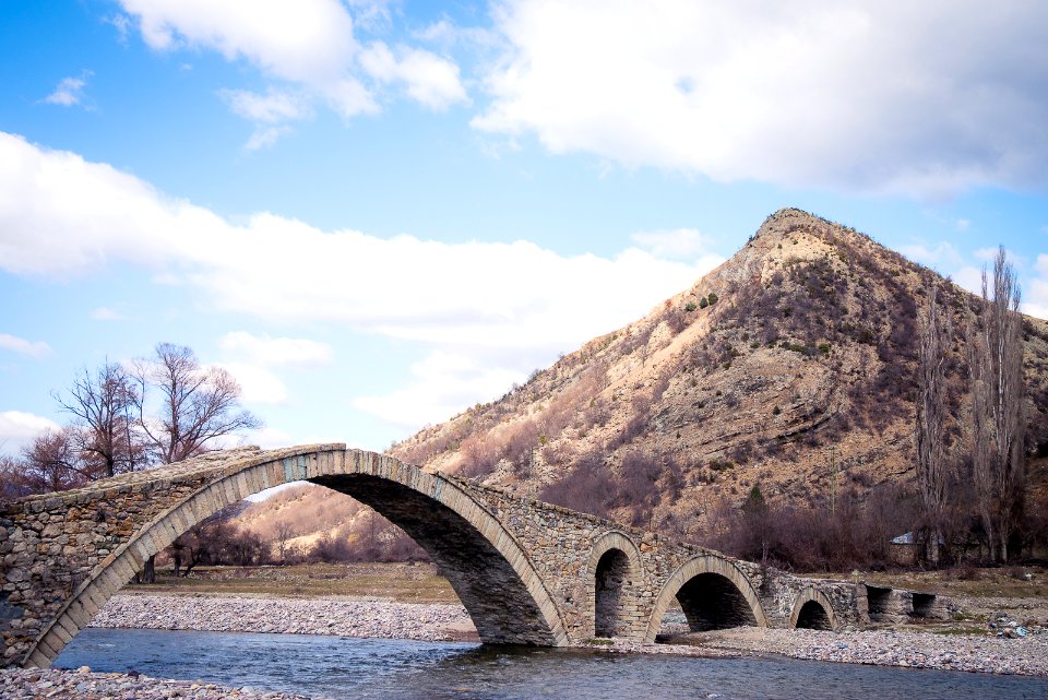 39.  the old Roman stone bridge near village Nenkovo       Небеска, Ненково, Утробата, Патмос, Кривус, Устра, Моняк, 29.02-03.03.2020