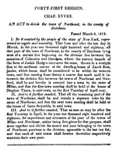 1818 Laws