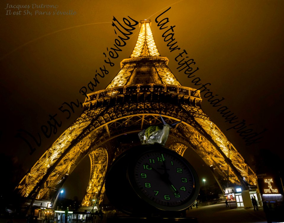 il est 5h, Paris s'éveille ...