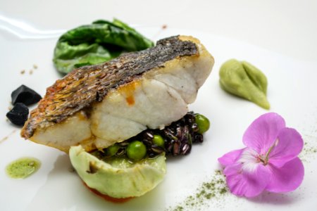 Corvina con pak choi