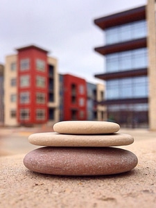 Relaxation rock stack photo