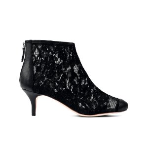 SARGOSSA Dance Black Nappa w. Lace  $320  £225  €295