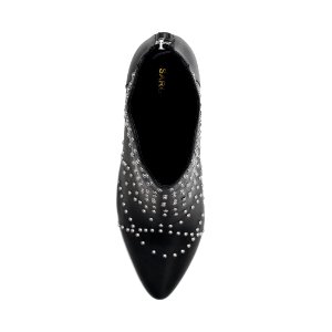 SARGOSSA Diva Black Nappa w.Silver Studs  $395  £275  €360