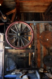 Moulin des pionniers, La Doré, Québec, moulin à scie photo