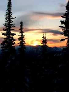 sunset mountains subalpine scenic BBaccus NPS photo