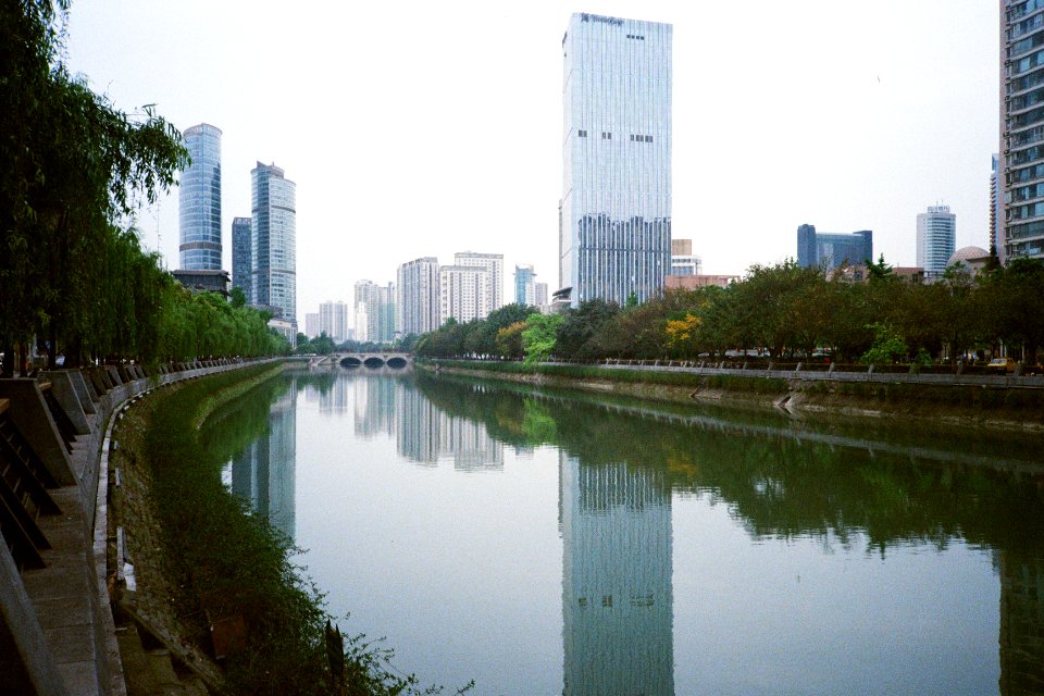 the river, Chengdu, China