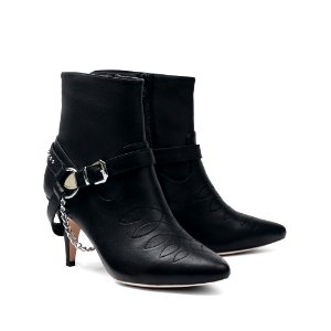 SARGOSSA Guns & Glitter Black Nappa w.Silver  $395  £275   €360