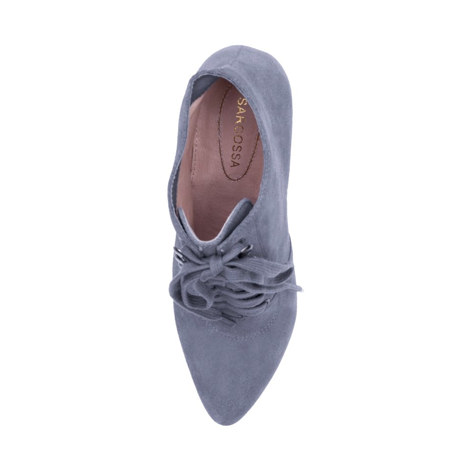 SARGOSSA ZigZag Grey Suede Cotton Lace  $379.95  £250  €329
