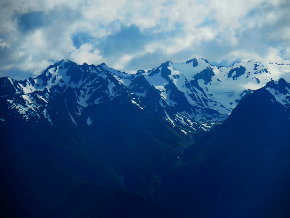 snow capped mountains hurricane ridge c bubar july 2014