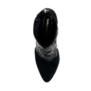 SARGOSSA Tangle Black Suede w.Sequins  $335  £235  €309.95