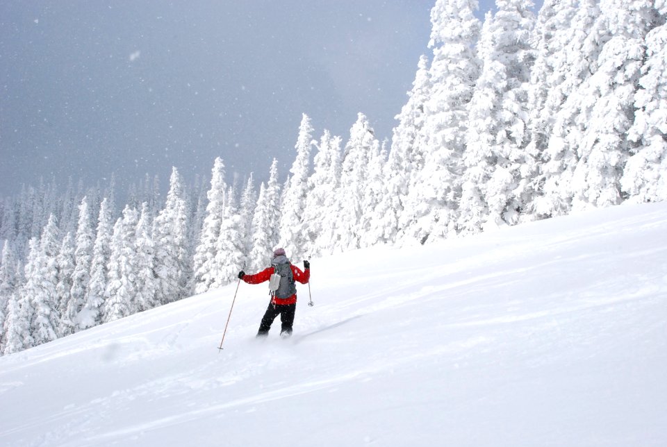 Backcountry skier winter snow  HRVC NPS Photo 2-26-12 NPS - J Burger (9)