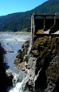 Glines canyon dam removal elwha river project  5 4 13 NPS J burger 