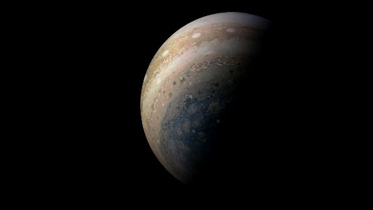 Jupiter's Polar Region HD Wallpaper