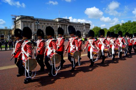 Drummers at the palace 2 photo