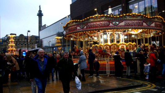 Carousel at Christmas photo