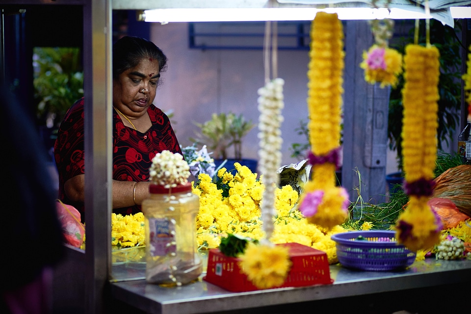 Decorating florist store