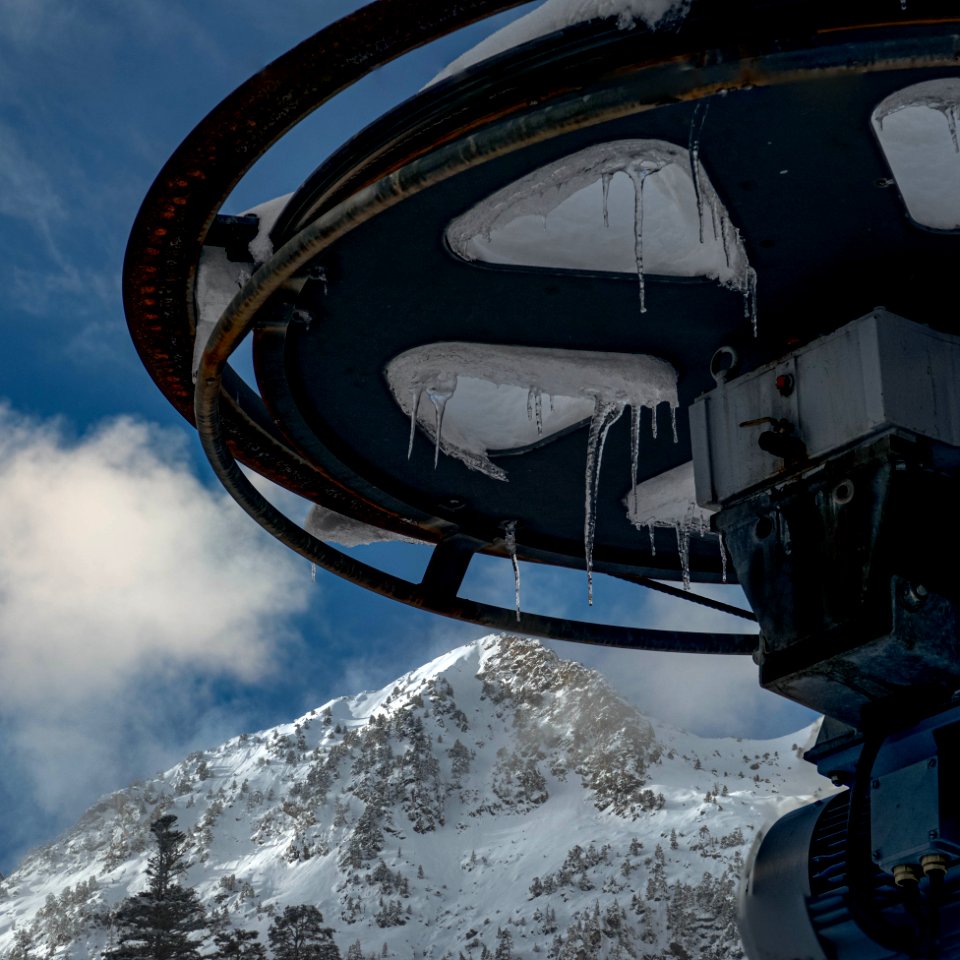 la solitude des stations de ski