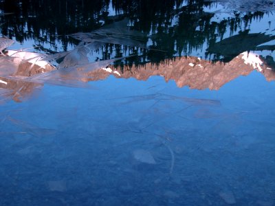 reflection mountains lake trees WIC NPS Photo