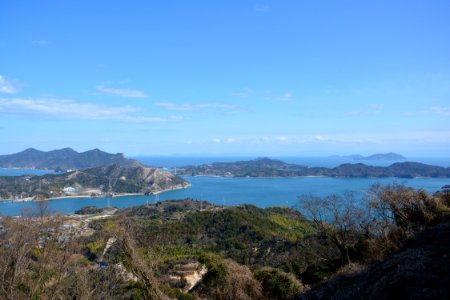 054 積善山登山道から望む燧灘